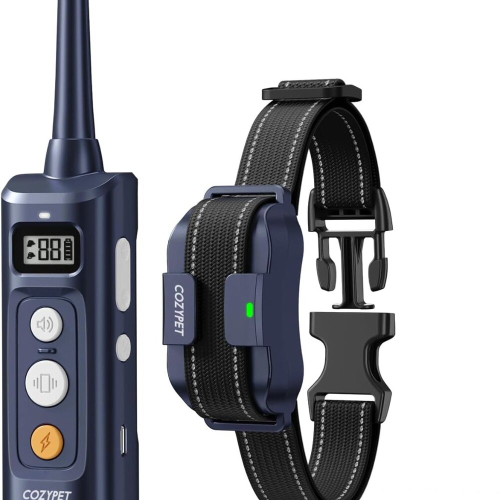 Dog Shock Collar with Remote Control - Rechargeable Dog Training Collar Electric